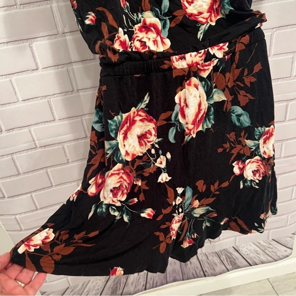 LAINAB Women's Casual Summer Short Sleeve Jumpsuits Rompers with Pockets/size L - Picture 11 of 13